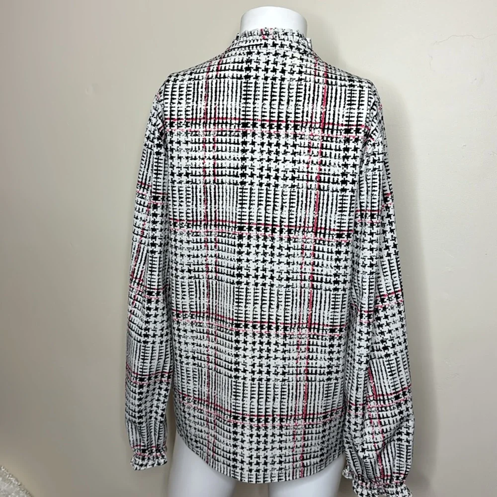 Karl lagerfield S houndstooth top women’s S - Picture 4 of 7